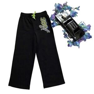 Jelli Fish Kids NWOT Black Sweatpants Boys XS (4/5)